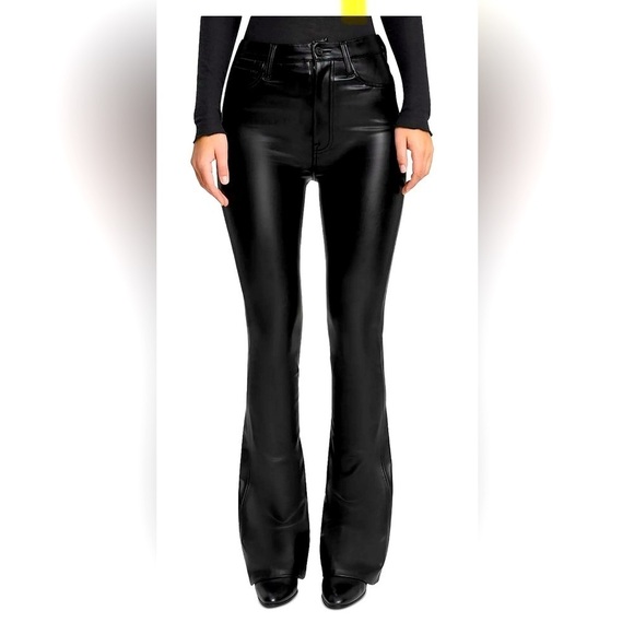 7 For All Mankind Pants - 7 For All Mankind Women’s Black Faux Leather High Rise Bootcut Pants -SZ32 NWT